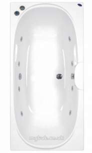 Eastbrook Baths -  19-104 Roma 1800 X 800 C/n 8 Jet Chrome Plated Whirlpool