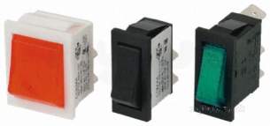Rs Components -  Rs 197-7793 Rocker Switch Dpst Red Illum