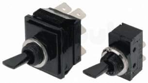 Rs Components -  Rs 350-232 Toggle Switch 16a Dpst