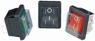 Rs Components -  Rs 129-426 Illuminated Red Rocker Switch