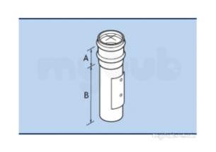 Alumasc Rainwater Products -  Plain 2.5 Inch Rodding Eye Earless Rw1/256