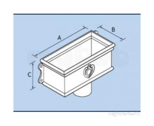 Alumasc Rainwater Products -  Ppc 3 Inch Ornamental Hopper Head Rwoh/30