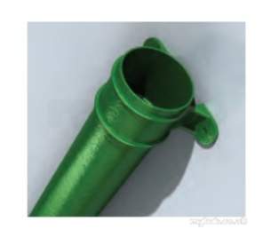 Alumasc Rainwater Products -  Plain 2.5 Inch X 2m Rw Pipe No Soc Rw1/2m/ns
