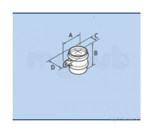 Alumasc Rainwater Products -  Ppc 2.5 Inch Pipe Socket No Ears Rw1/240ppc