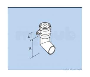 Alumasc Rainwater Products -  Plain 2.5 Inch Rainwater Shoe Rw1/66