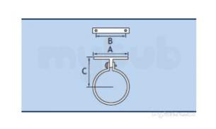 Alumasc Rainwater Products -  Mf F/j 100mm Rnd Smll Pipe Clp Rw3/sb/pc