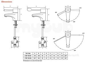 Rwc Water Mixing Products -  Rwc Caremix S3 Mono Tmv3 T/s Tap