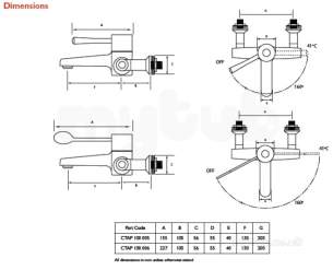 Rwc Water Mixing Products -  Caremix T3 W/mntd Ext Lvr Tmv3 Thrmo Tap
