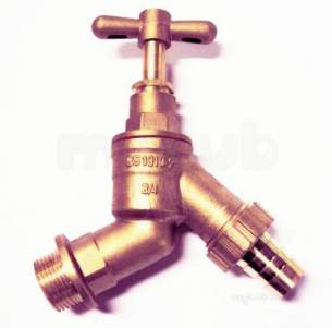 Filling Loop Non Return Valves Strainers -  3/4 Inch Hose Union Brass Bibtap Bs 1010