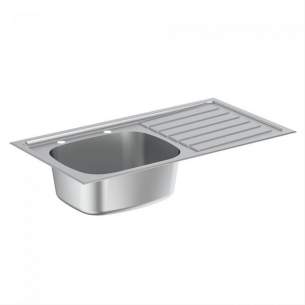 Armitage Shanks Commercial Sanitaryware -  Armitage Shanks Is Stewart In Sink 92x50 Ssrh Drn200 S1298my
