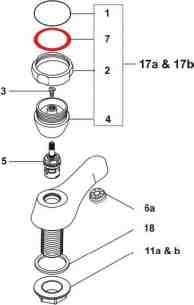 Armitage Shanks Domestic Brassware -  Armitage Shanks Sandringham Bh S7118 Basin Pillar Tap Cp