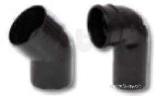 Polypipe Soil -  Bend 4in110mm 112 1/2 Deg Swb24br