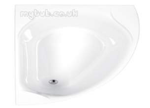 Eastbrook Baths -  23-4081l Scandia 1550 X 950 Left Hand 5mm White