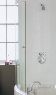Ideal Standard Sottini Baths and Panels -  Ideal Standard Secrets Bath Scr 965 Silver Corner Bath