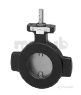 Landis and Staefa Hvac -  Siemens Vkf 41 40mm 2port Flange Butt Valve Kv-50