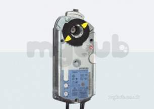 Landis and Staefa Control Systems -  Siemens Geb161.1e 24v 0-10vdc 15nm Rotary Actuator
