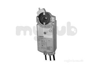 Landis and Staefa Control Systems -  Siemens Gca 126 1e S/r 24v 16n/m Plus 2 Aux Sw