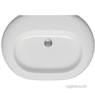 Ideal Standard Vanity Basins -  Ideal Standard Simplyu T0140 Nat 750mm Basin No Tap Holes White T014001