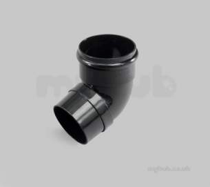 Marley Rainwater -  Marley Rne255-b Offset Bend Socket/spring 68 Mm X 67.50 Deg