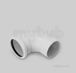 Marley Soil and Waste -  Marley 110mm X 87.5deg Short Radius Bend Sb41-b