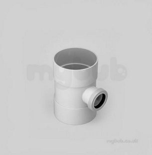 Marley Soil and Waste -  Marley 110mm X90d Strap On Boss 40mm Sws410-b
