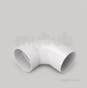 Marley Soil and Waste -  110mm X87.5d Bend Solv Sckt/spig Sbs41-g