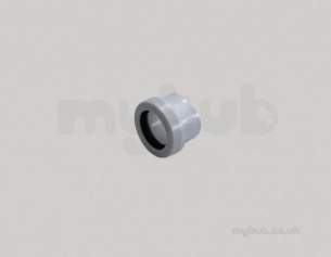 Marley Soil and Waste -  40mm X 87.5d Boss Connector Sa421-w