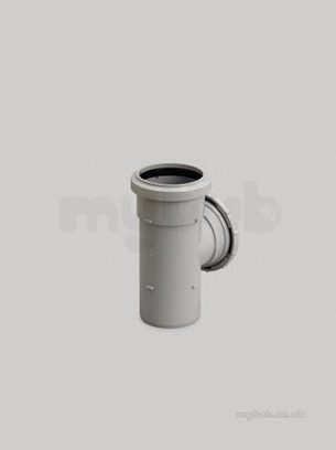Marley Soil and Waste -  110mm Straight Access Pipe Socket Sf41-g