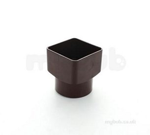 Marley Rainwater -  65mm Sq To 68mm Rd Drain Adaptor Rle2-br