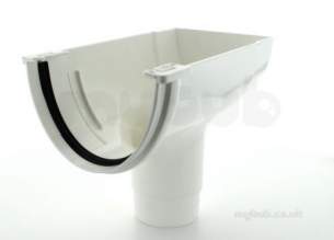 Marley Rainwater -  Deepflow Stopend Outlet To 68mm Rod20-w