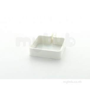 Marley Rainwater -  65mm Sq Barrel Pipe Clip C/w N And B Rce2-w