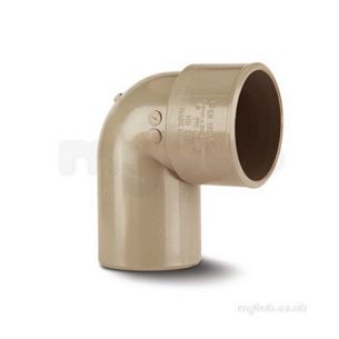 Polypipe Waste and Traps -  50mm X 90 Degree Conversion Bend Mu321-sg