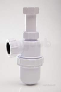 Polypipe Waste and Traps -  32mm T/s Bottle Trap 76mm Seal Wpt47