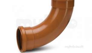 Polypipe Underground Drainage -  110mm X 87.5deg Bend D.socket Ug411