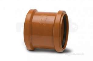 Polypipe Underground Drainage -  110mm Coupler Upvc Bs 4660 Ug401