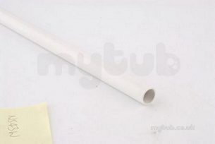 Polypipe Waste and Traps -  Polypipe 21.5mm X 3m Solvent Overflow Pipe Ns43-w