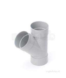 Marley Soil and Waste -  110mm Equal Branch 45 Deg Sys466