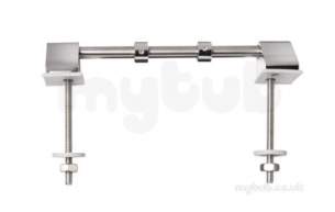 Celmac Wc Seats -  Wirquin Fun11cp Chrome Universal Bottom Fixing Brass Hinge Pack
