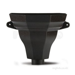Polypipe Elegance Range -  Elegance C/i Effect Decorative Hopper Bk