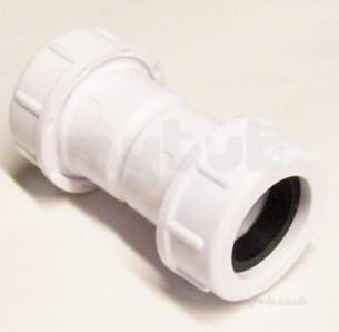 Mcalpine Waste traps overflow -  Mcalpine R1m-co Rigid Pipe Straight Connector 3/4 X 19 22 Mm