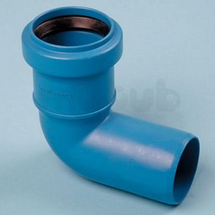 Polypipe Terrain Hdpe -  Acoustic Db12 50mm Elbow 87deg As650429