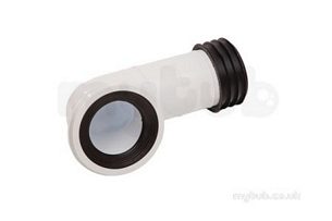 Polypipe Plc -  Polypipe Kwickfit 90 Degree Connector 9 Inch Ext Tl White Pc07