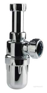 Hunter Plumbers Bits -  32mm Chrome Bottle Trap Resealing