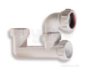 Hunter Plumbers Bits -  Mk 40mm Bath Lo Level-50mm S/trap P5040