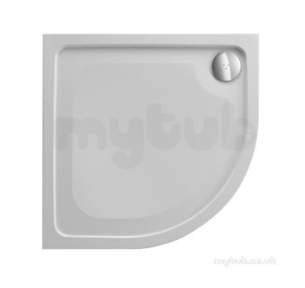 Just Trays Anti Slip Shower Trays -  Jt40 Fusion Anti-slip 800 Quad White