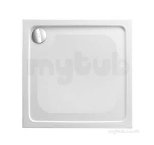 Just Trays Anti Slip Shower Trays -  Jt40 Fusion Anti-slip 800x800 White