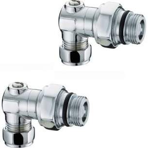Gummers Commercial Showers -  Bristan Isolation Elbows Pair Skinlet-2cp