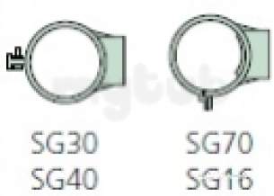 Polypipe Soil -  50mm X 92.1/2deg Angled Adaptor Sn68-br