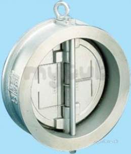 Stainless Steel Check Valves -  825 Dual Plate 316 Check Valve 200