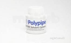 Polypipe Building Products Sundries -  125ml Tin Solvent Cement C/w Brush Sc125